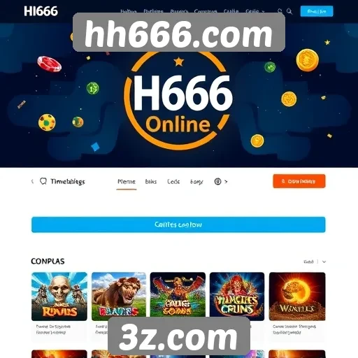 Usabilidade do site hh666 na experiência de jogos online